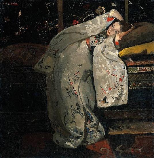 George Hendrik Breitner Girl in a White Kimono